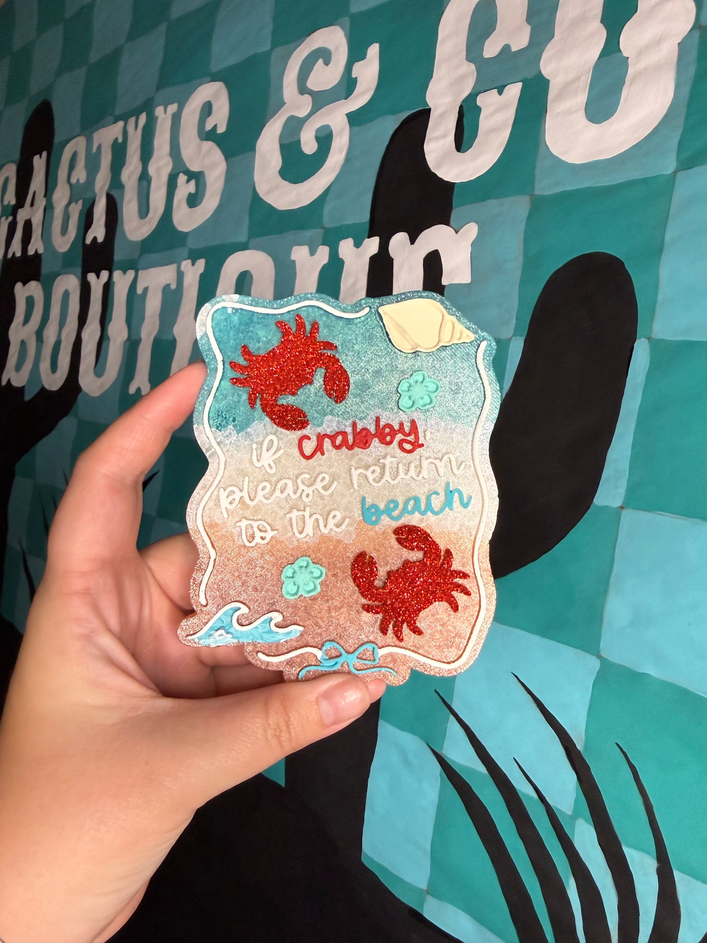 If crabby return to beach Freshie