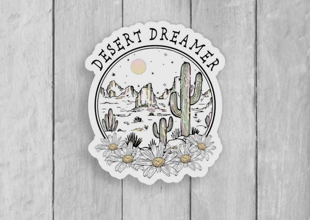 Desert Dreamer Vinyl Sticker