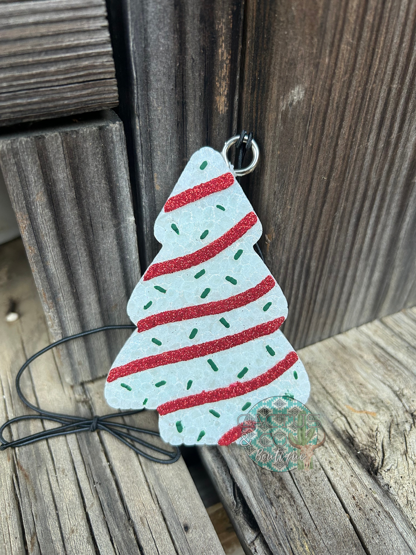 Christmas tree cake freshie