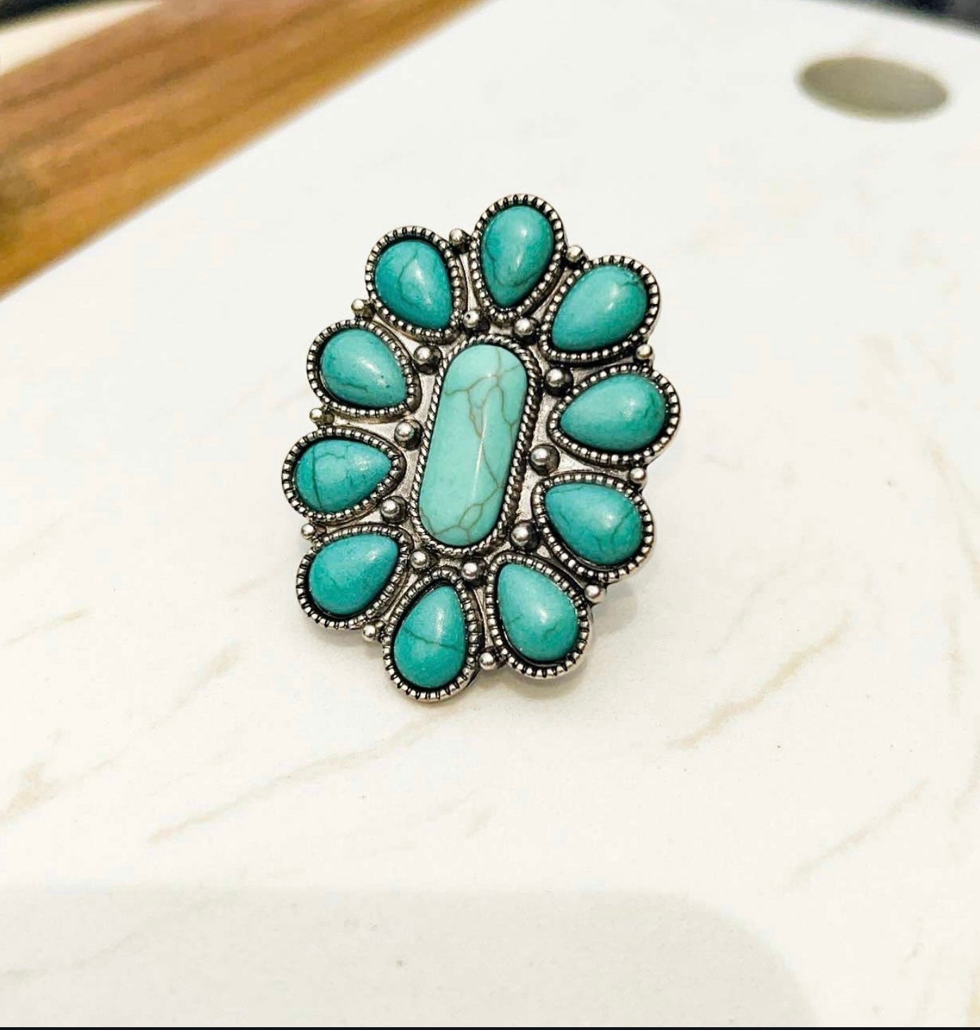 Flower Cuff Ring