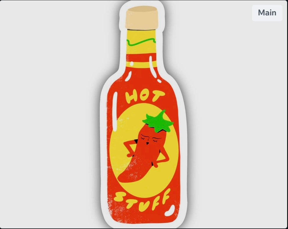 Hot Stuff sticker