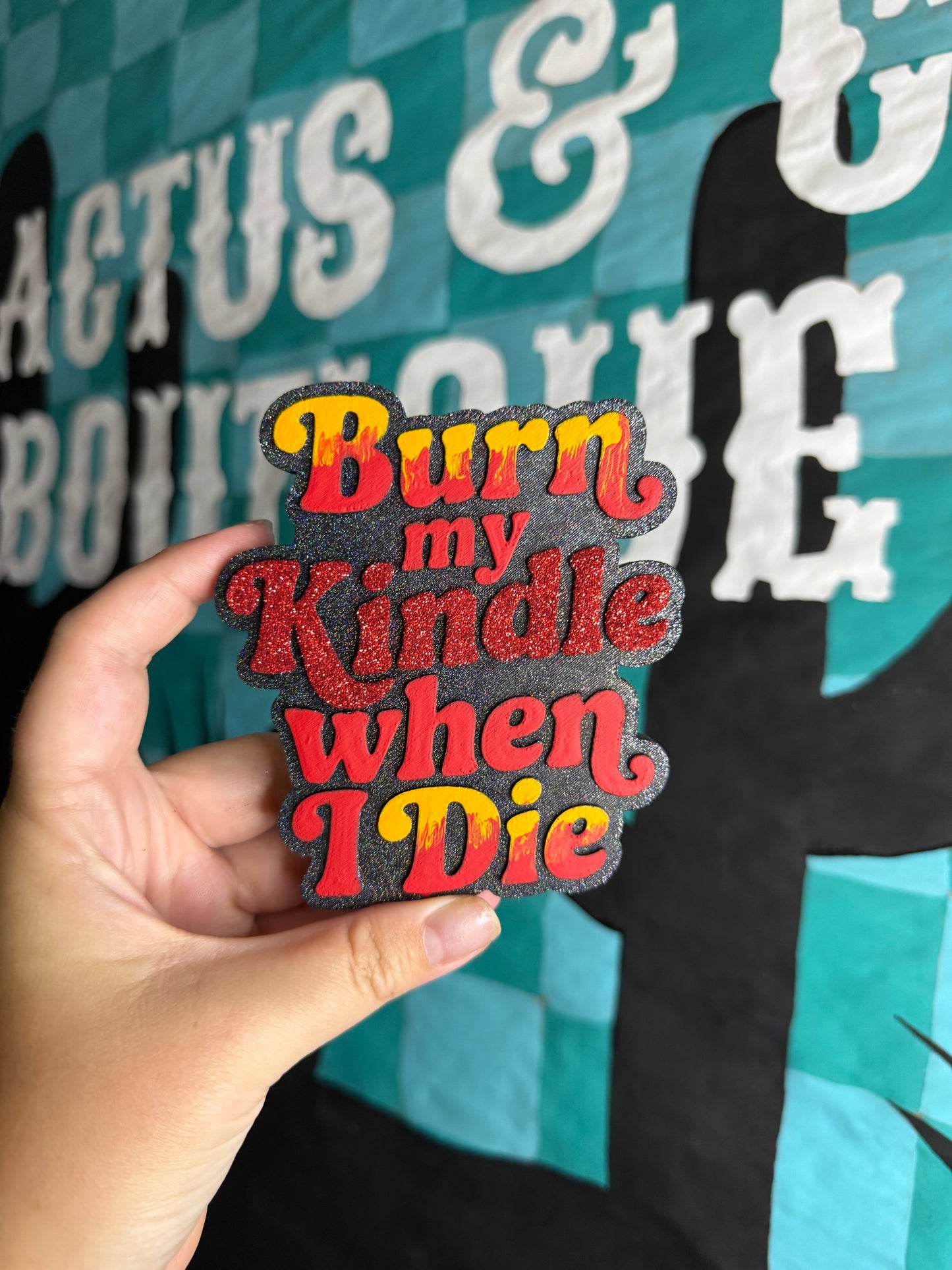 Burn my Kindle Freshie