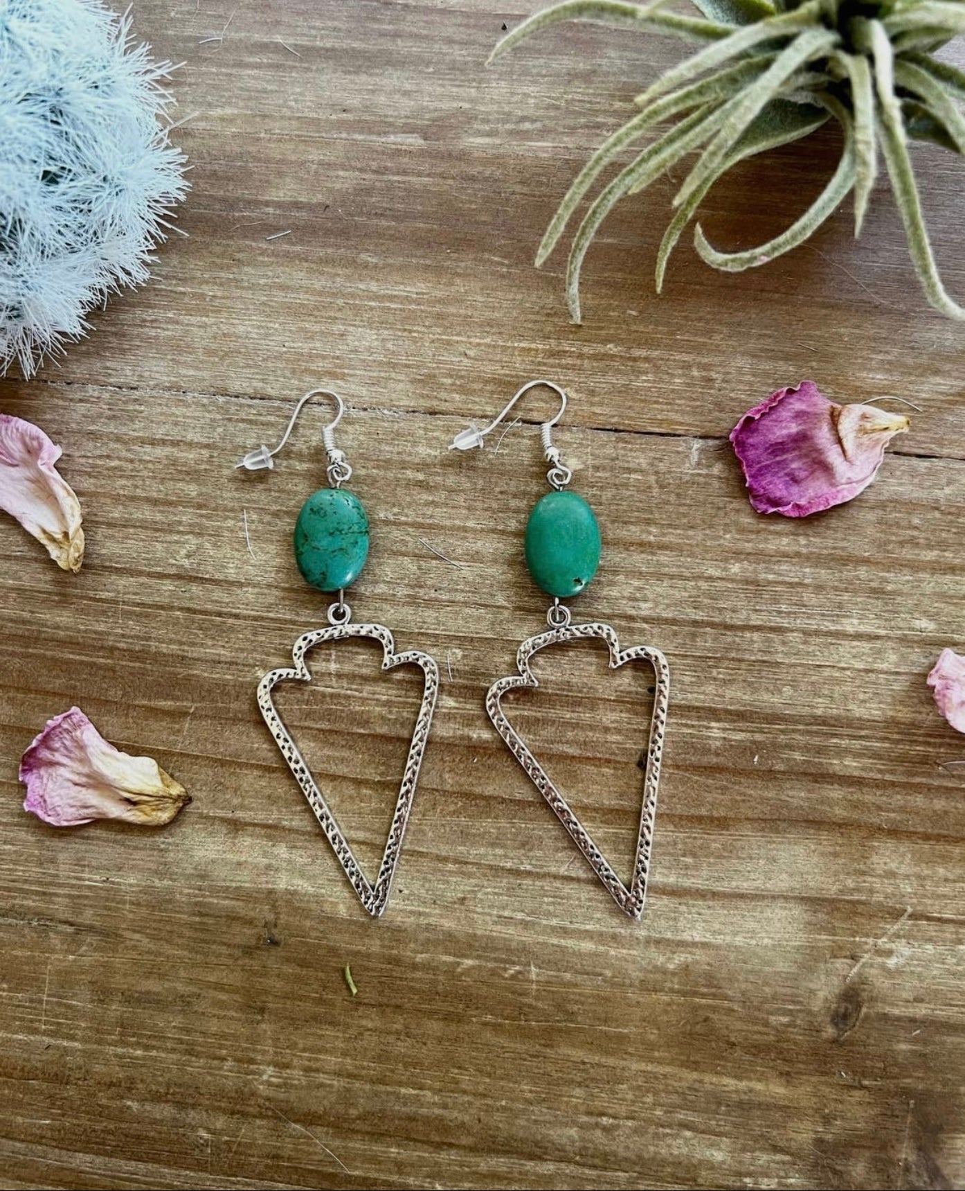 Turquoise Arrow Earrings