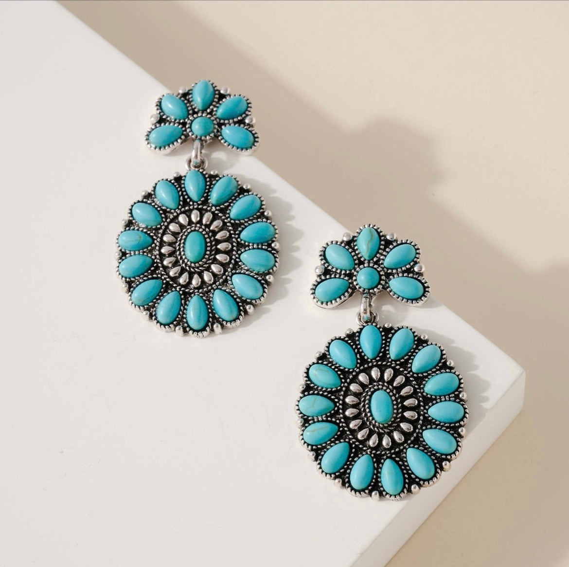 Western Stone Dangling Earrings