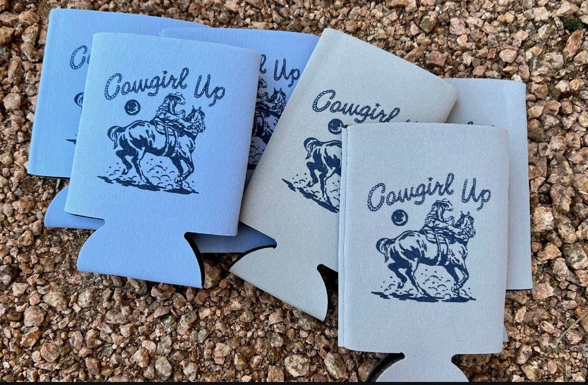 Cowgirl Up Koozie