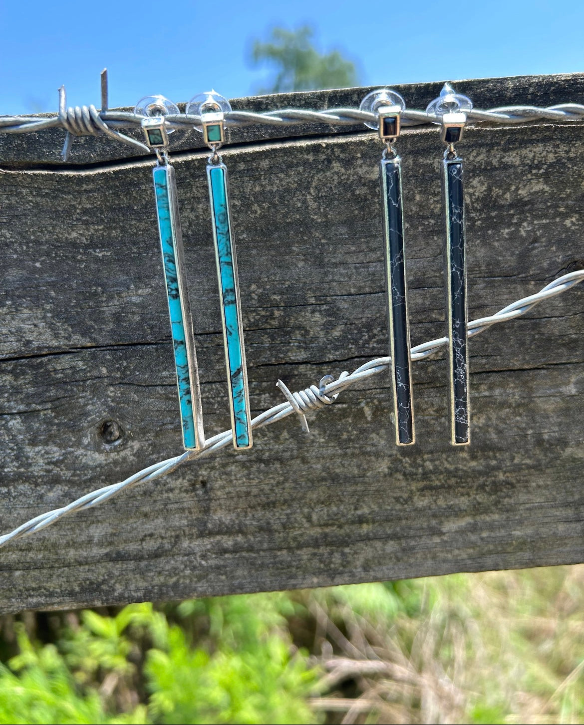 Drop Stud Earrings