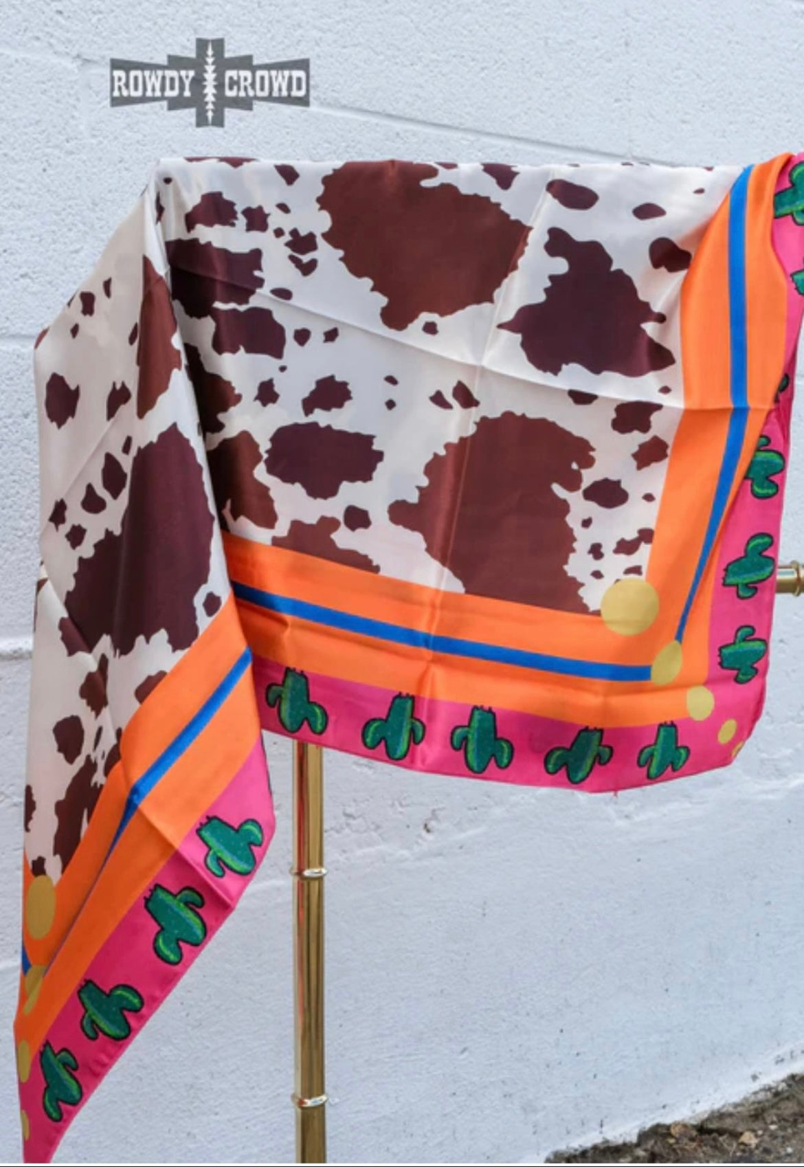 Cowhide Cactus Wild Rag