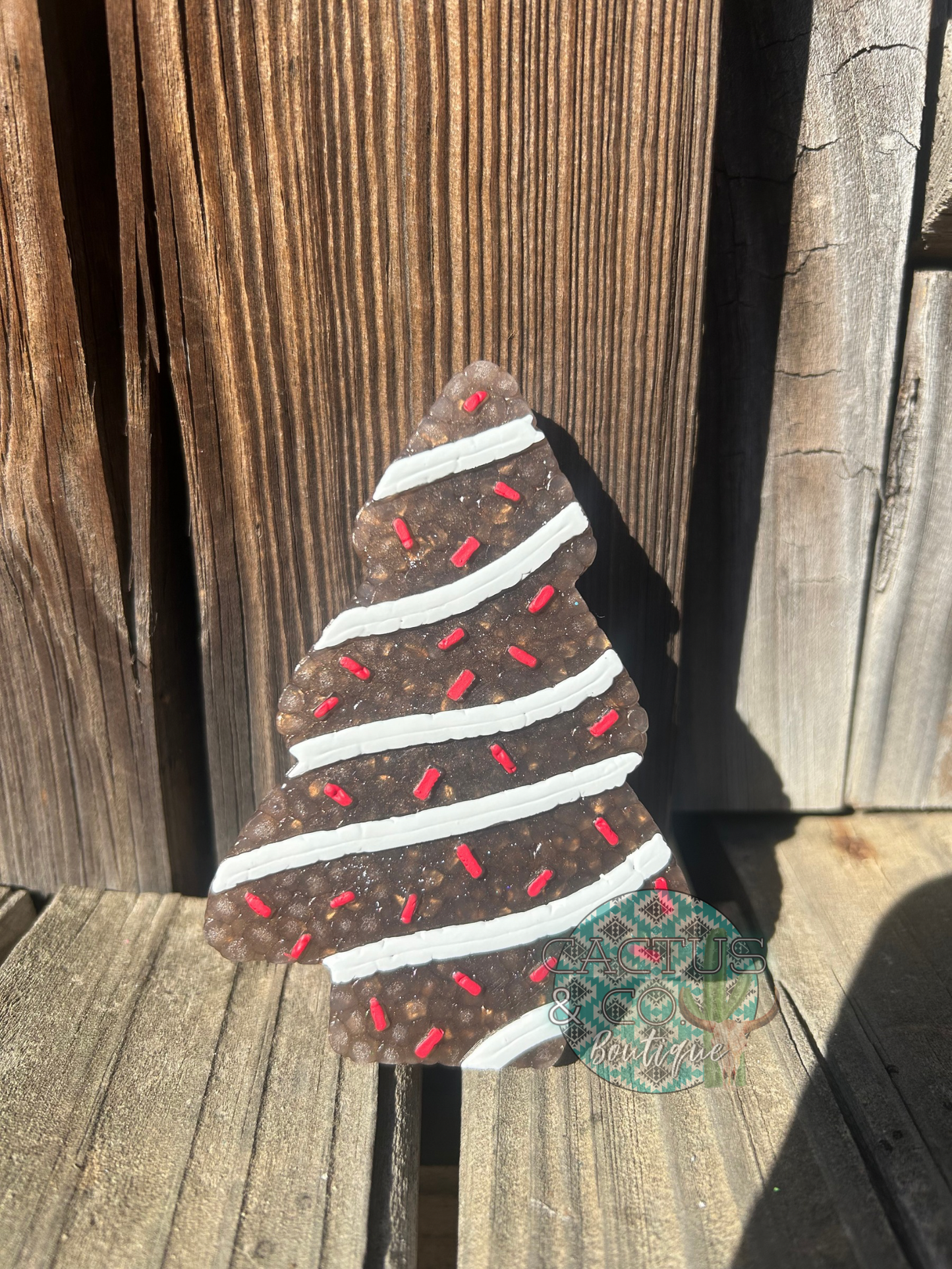 Christmas tree cake freshie