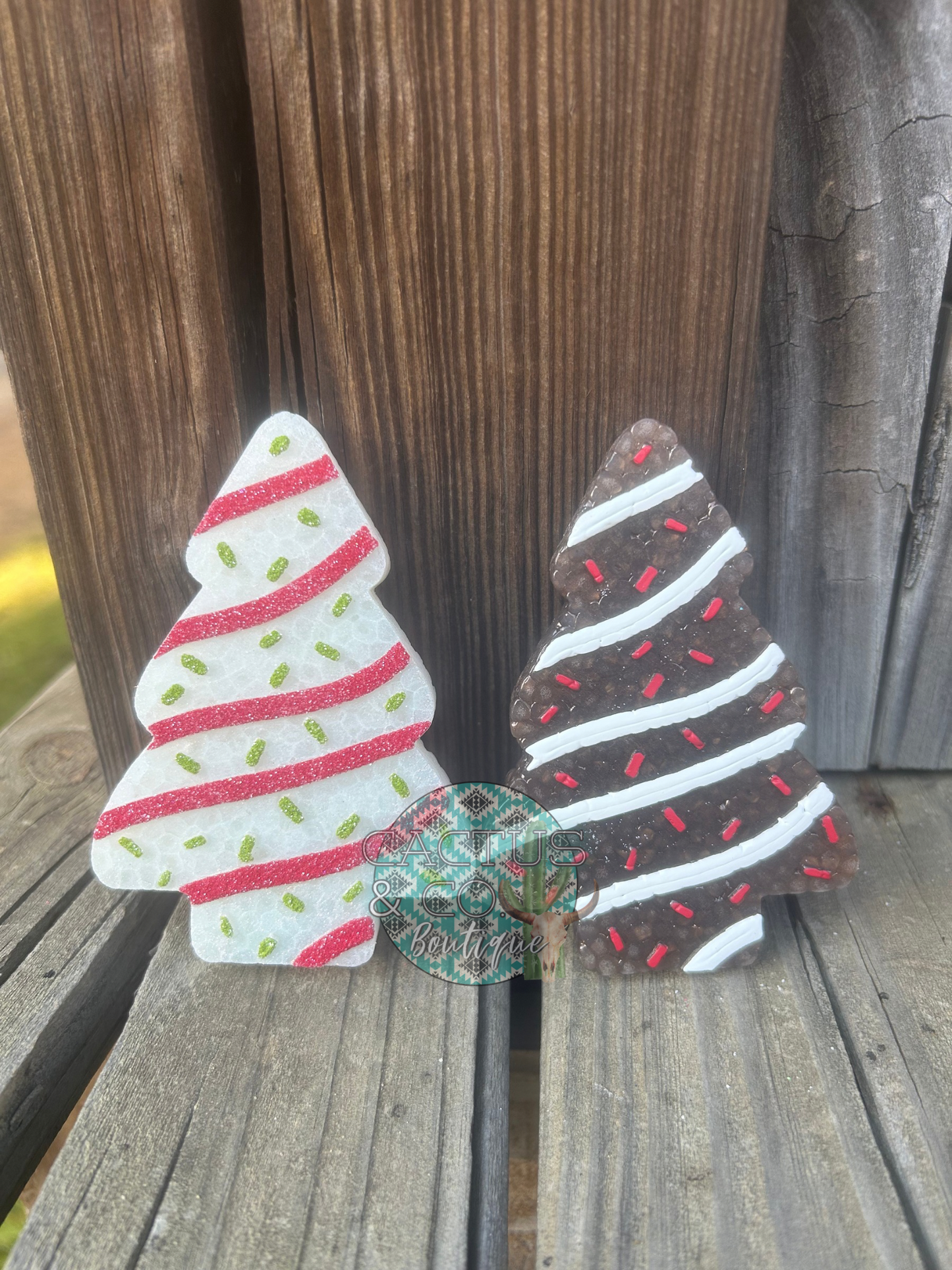 Christmas tree cake freshie
