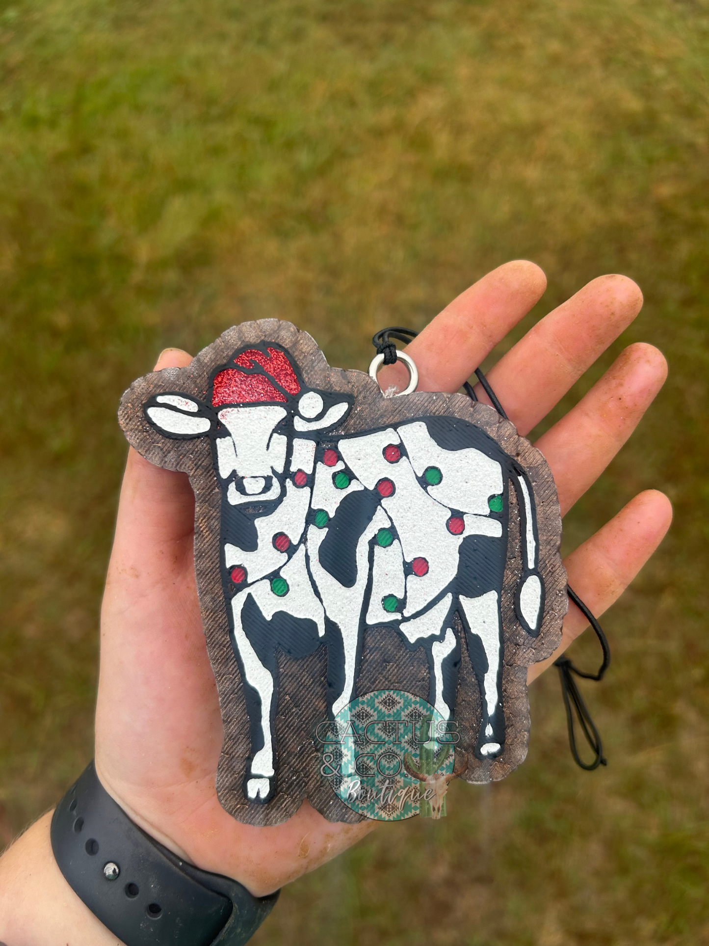 Christmas cow freshie