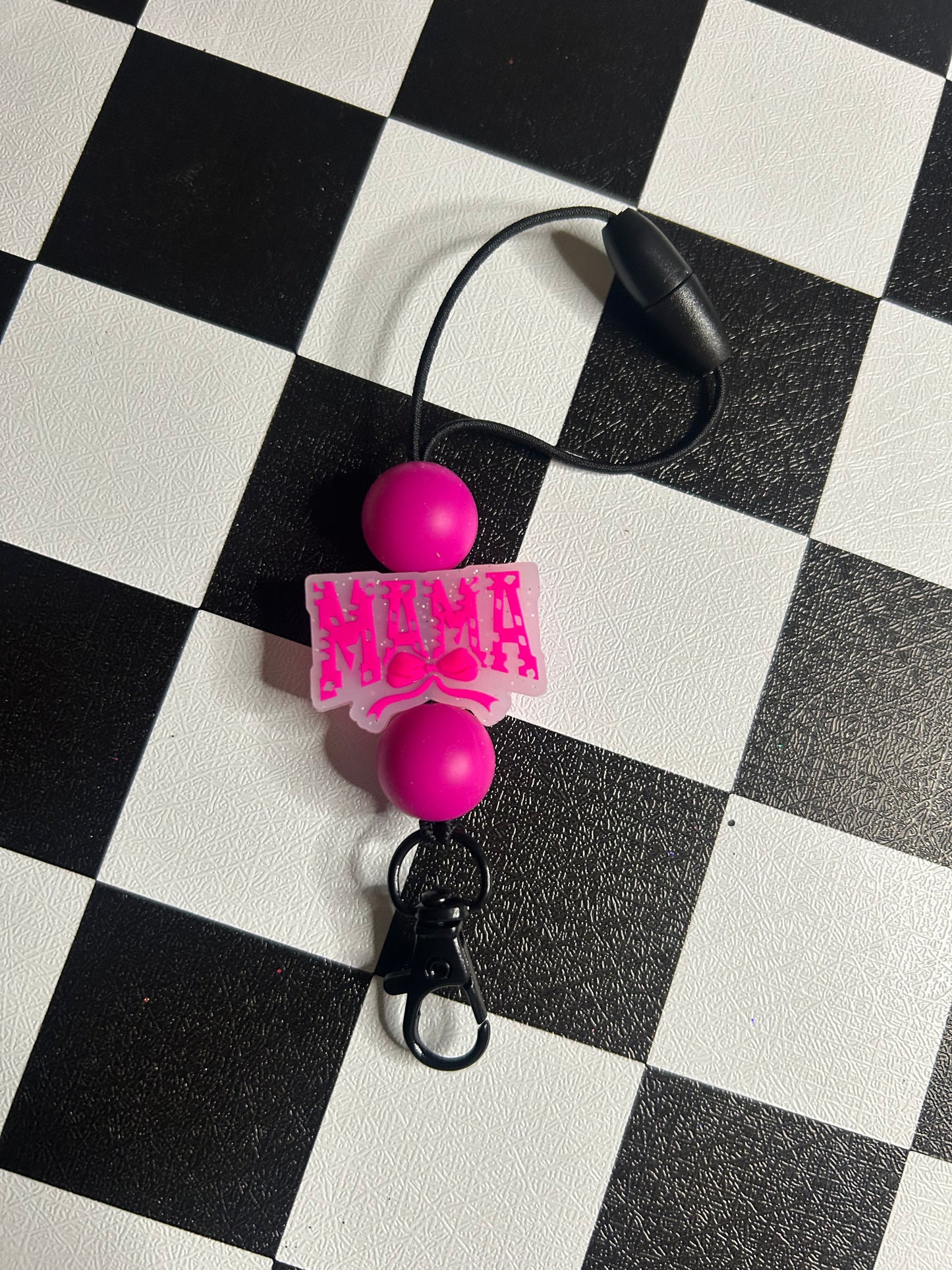 Hot Pink mama freshie hanger