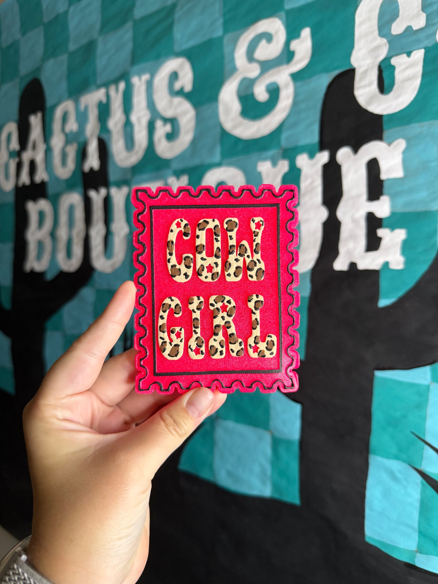 Cowgirl Stamp Freshie