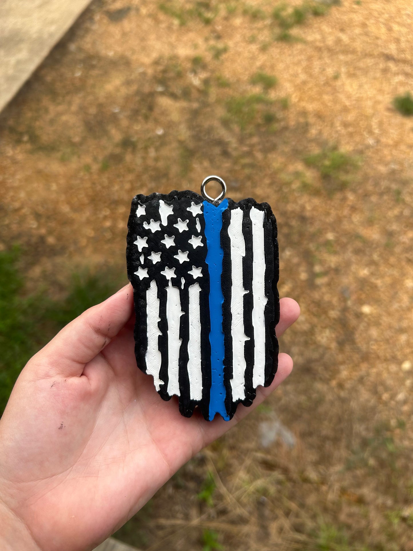 Distressed Flag Freshie