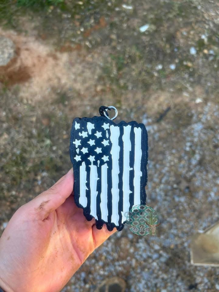 Distressed Flag Freshie