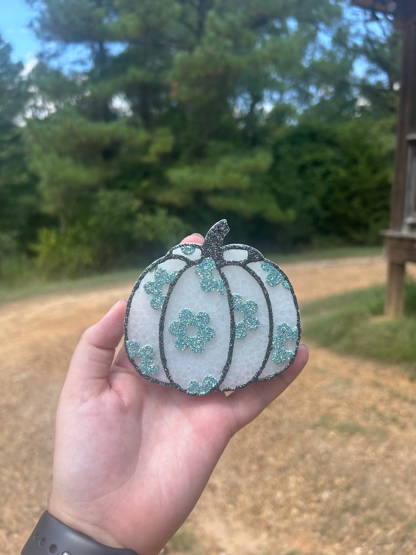 Floral Pumpkin Freshie