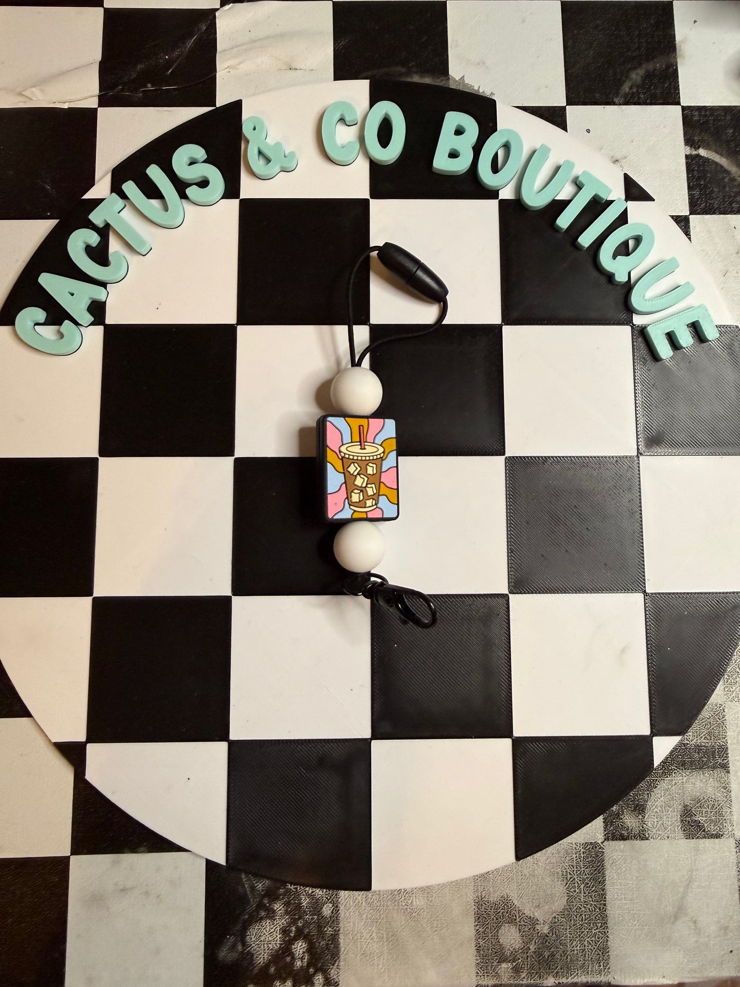 coffee freshie hanger