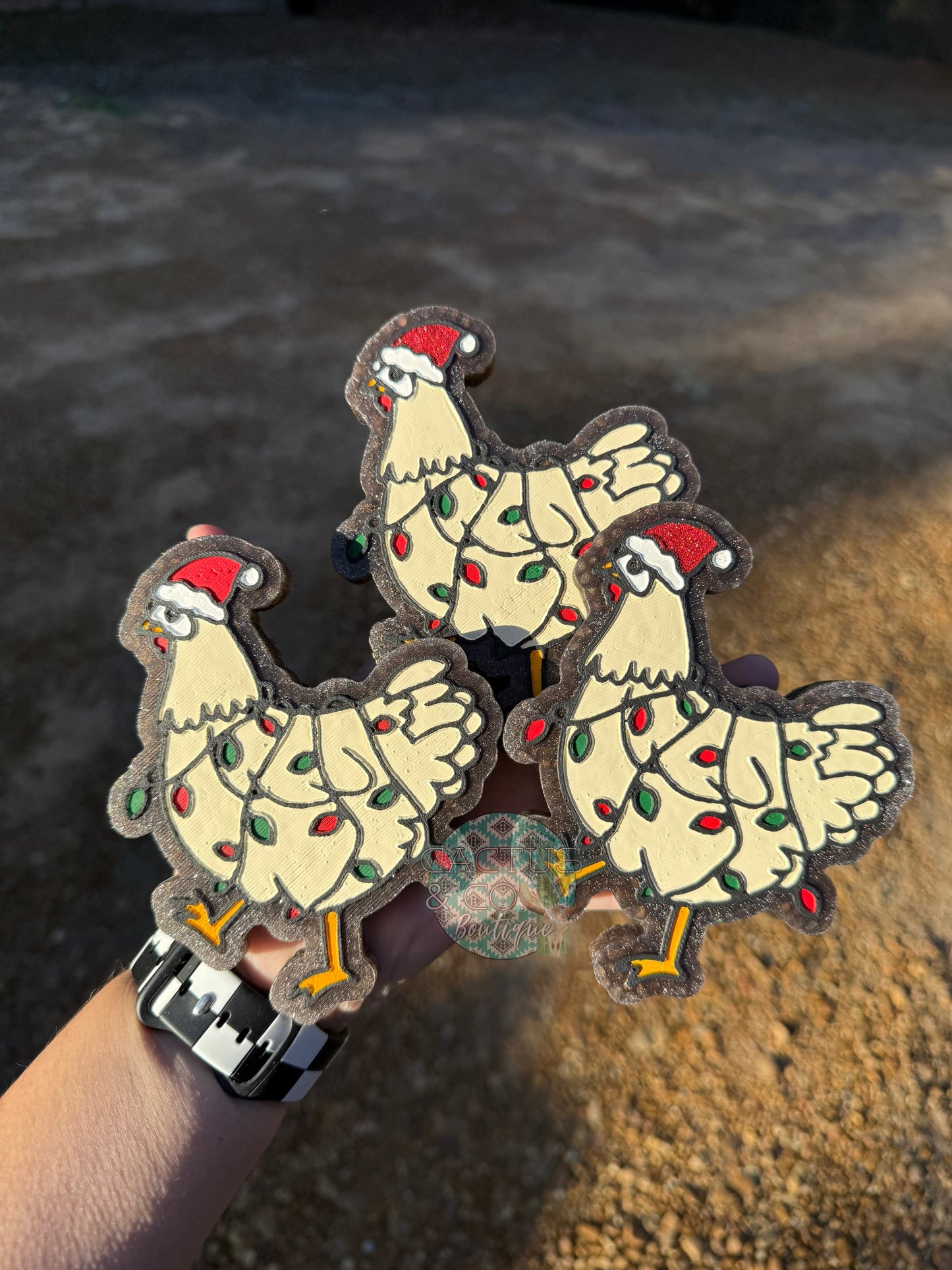 Christmas chicken freshie