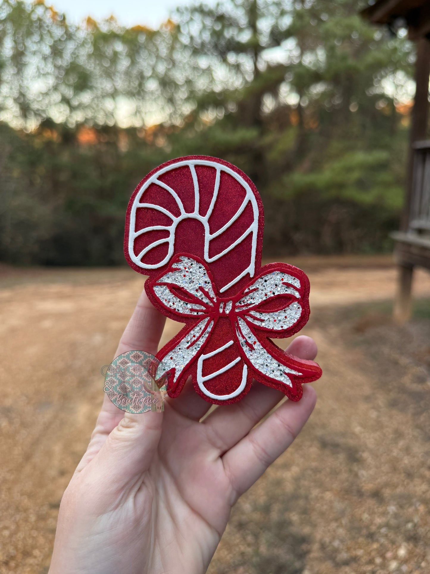 Candy cane w bow