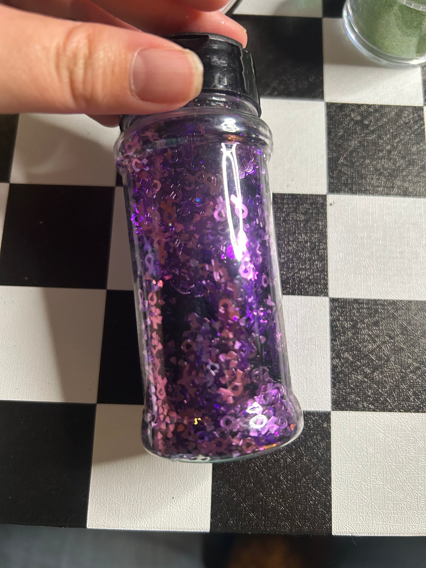 purple breast cancer shapes - gge