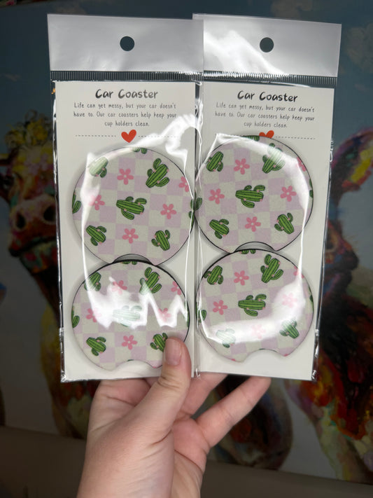 Cactus Car Coasters