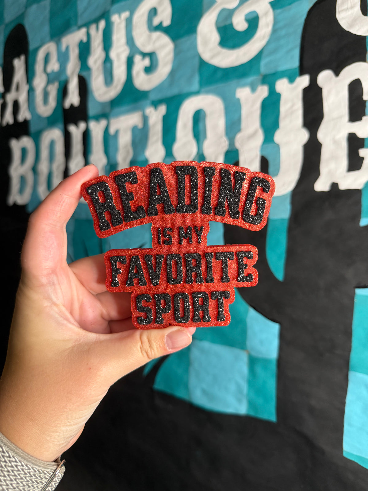 Reading is my favorite sport Freshie