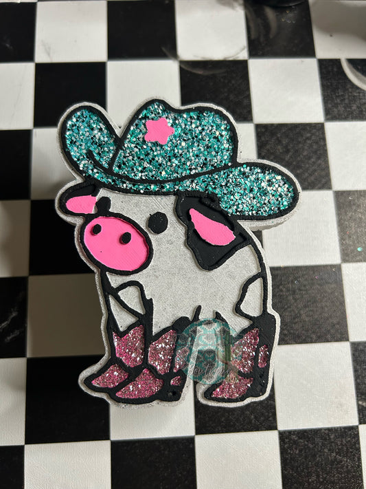 cowboy cow - mahogany woods