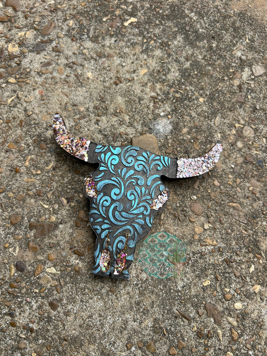 Bold Blue Steer Freshie