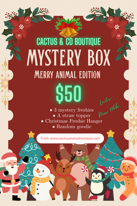 Merry Animal Christmas Mystery Freshie Box