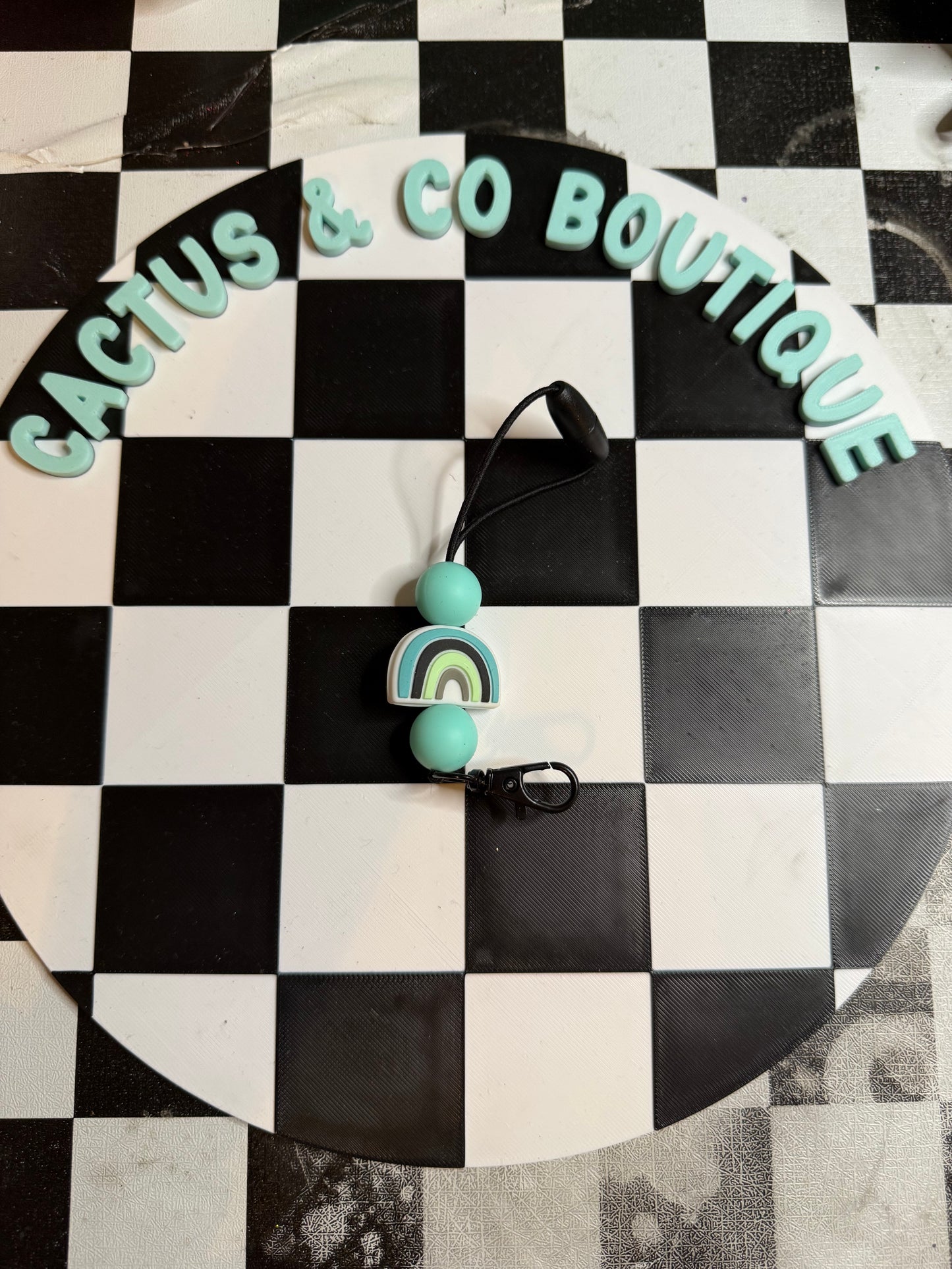 rainbow freshie hanger