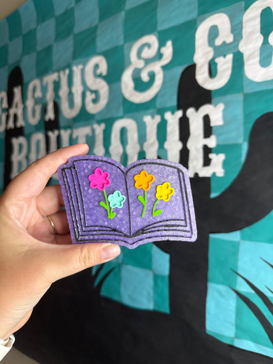 Floral Book Freshie