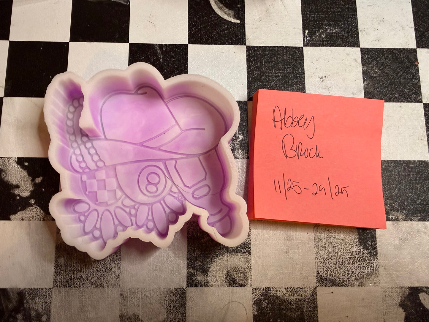 fringed saddle/lavender layne