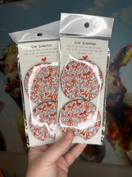 Bow Car Coasters