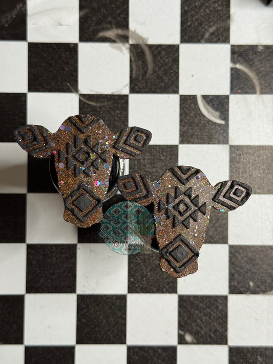 Aztec Cow VENT CLIPS