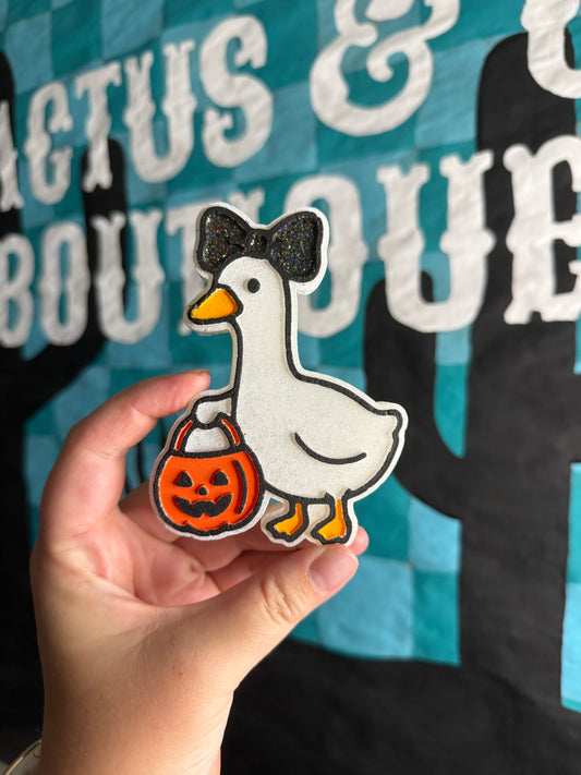 Goose with Pumpkin Freshie