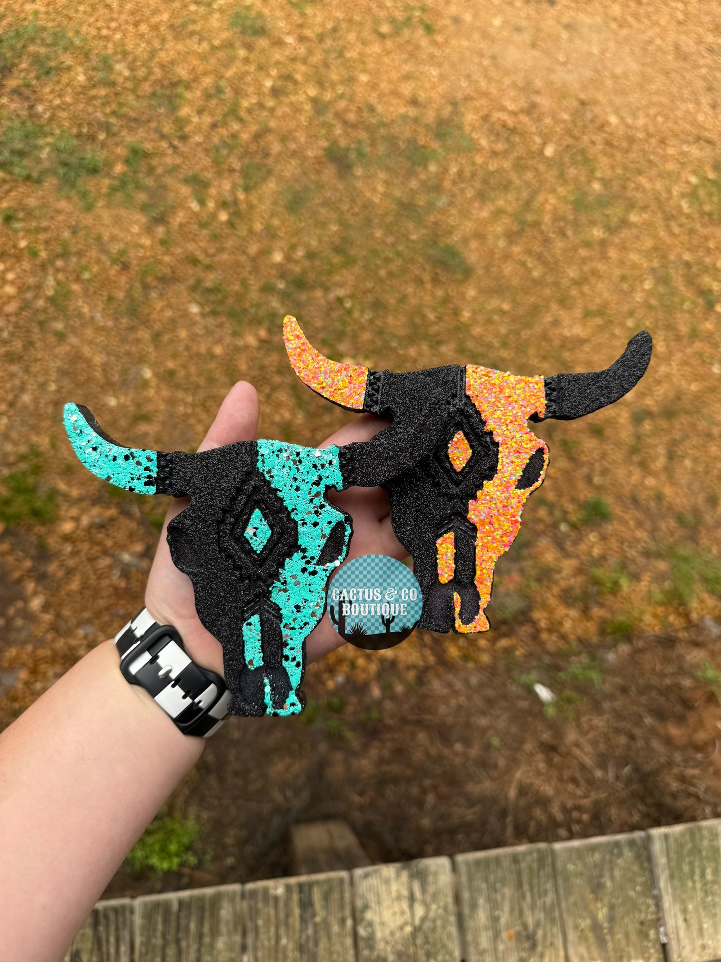 Boujee Bull Skull Freshie
