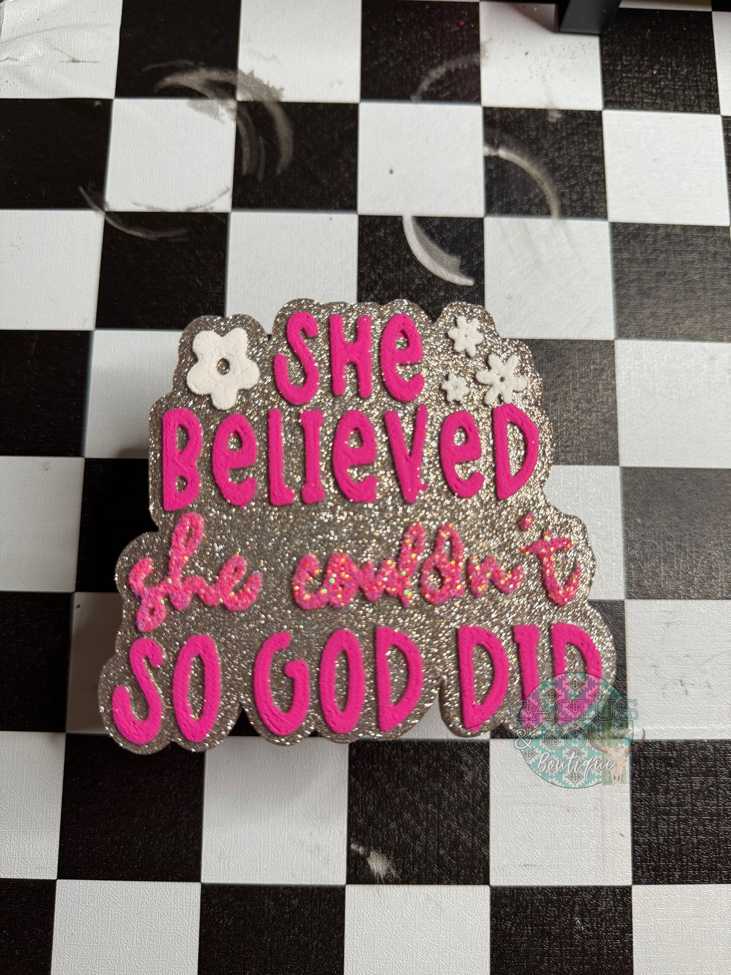 She believe she couldn’t so God did