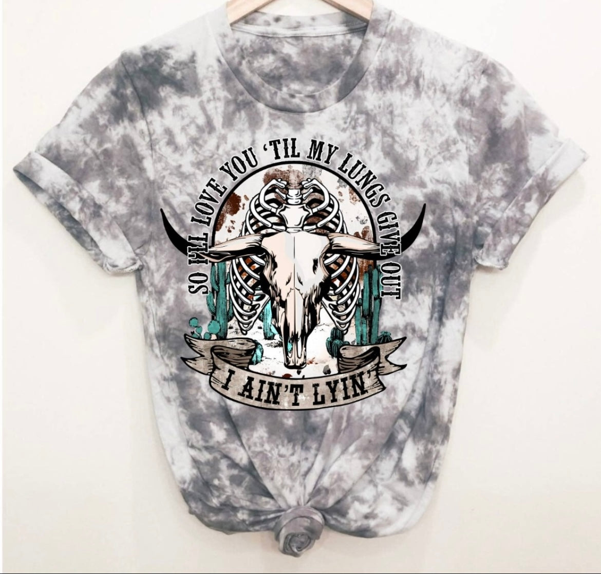 Till my lungs give out Tee