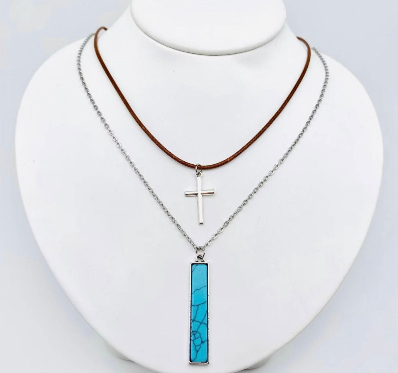 Turquoise & Pendant Necklace