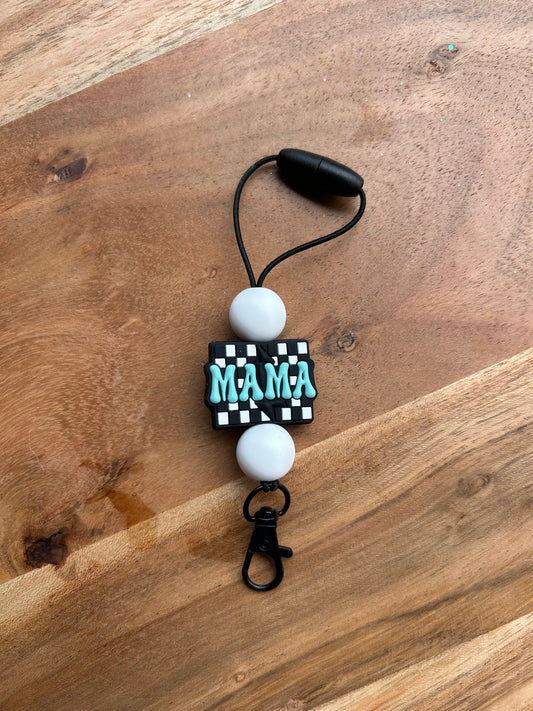 Checkered Mama freshie hanger