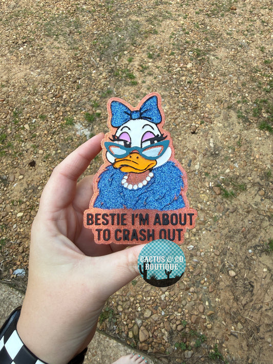 Bestie i’m about to crash out