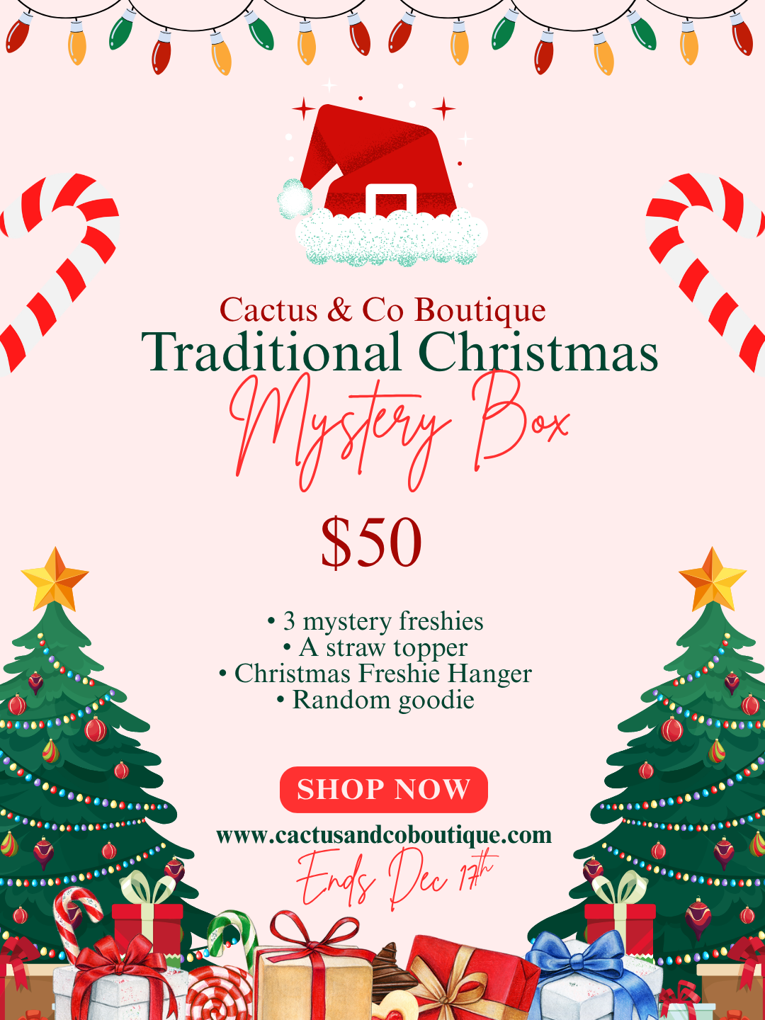 Classic Christmas Mystery Freshie Box