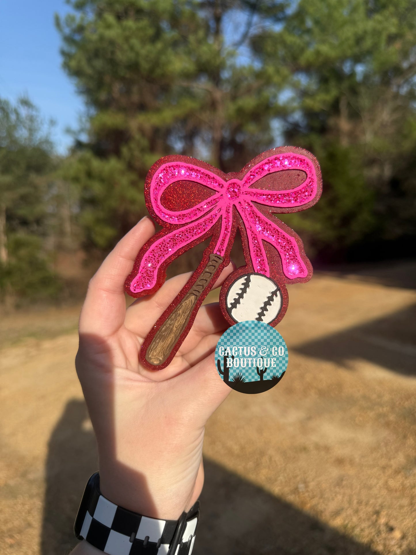 Baseball and Bat Bow