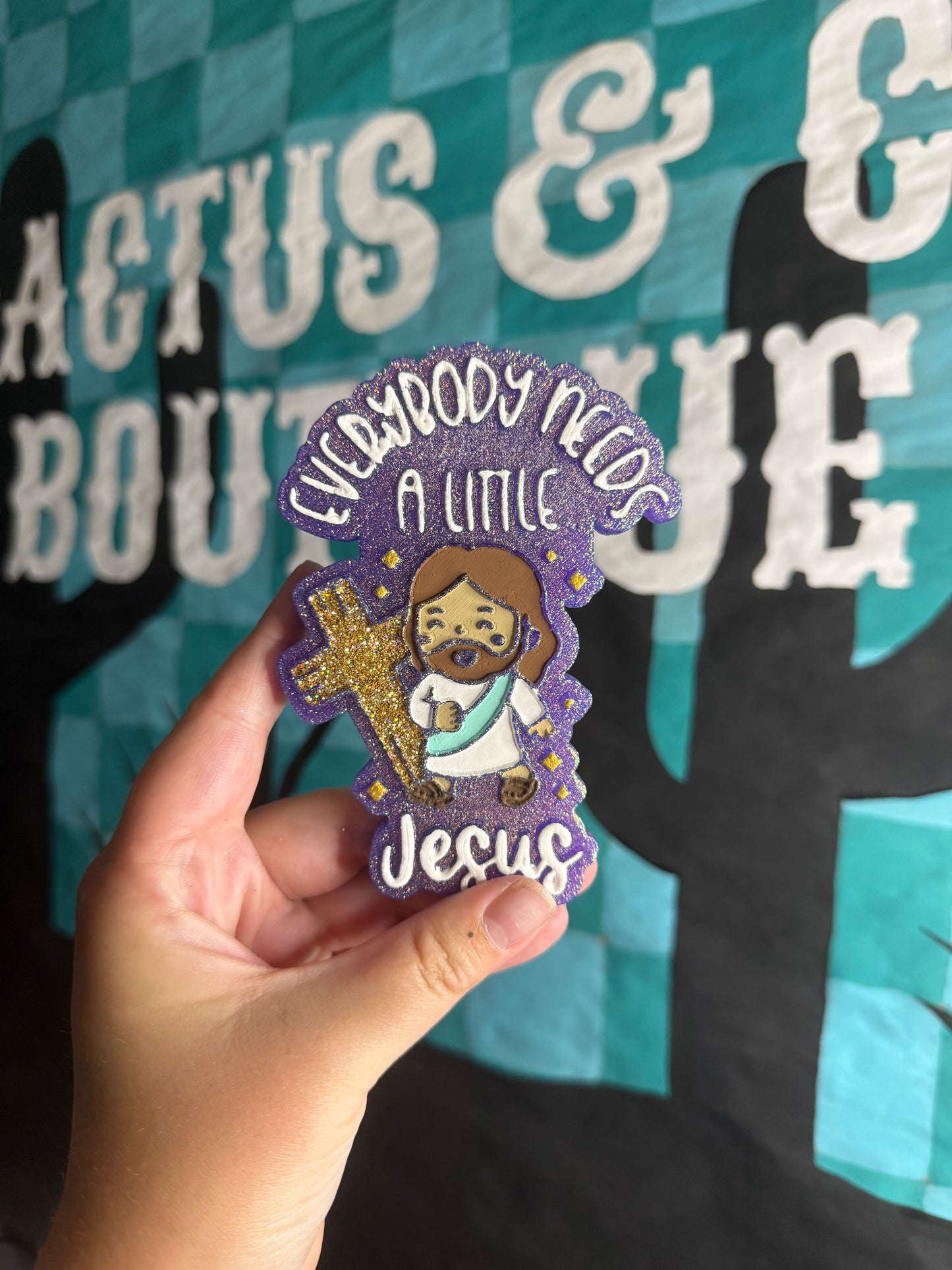 Everybody needs a little Jesus Freshie