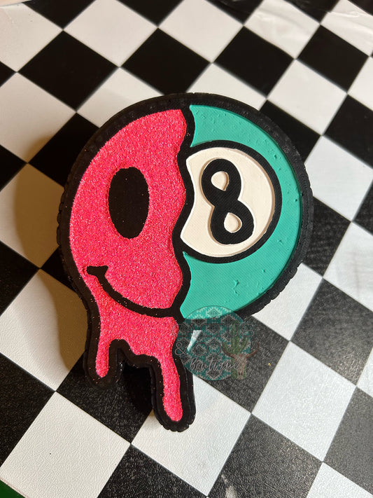 8ball drip smiley Freshie