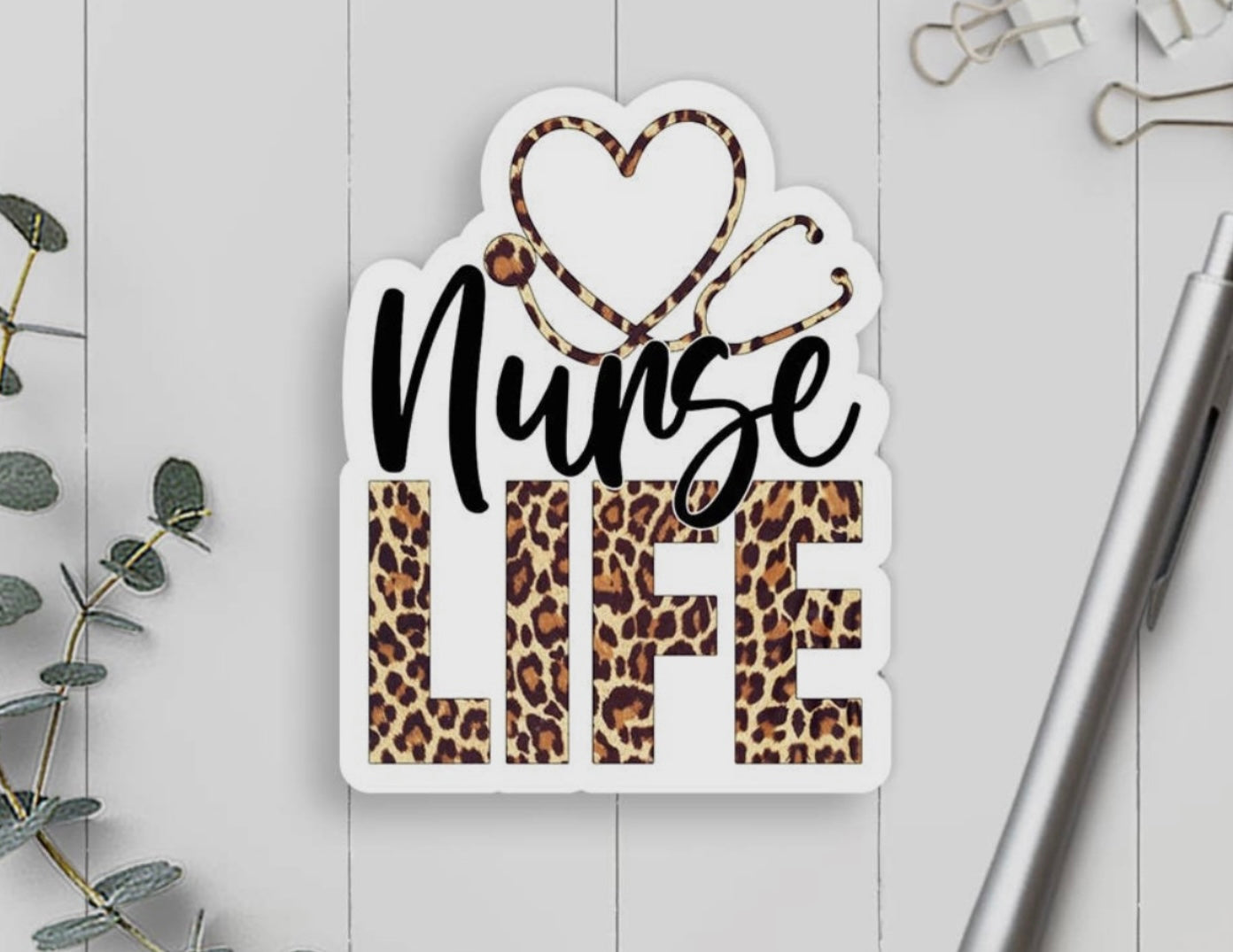 Nurse Life Vinyl Sticker