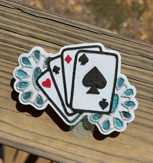 conch cards - whatever rhinestones your buckle