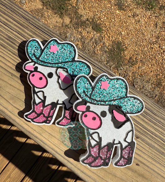 Cowboy Cow Freshie