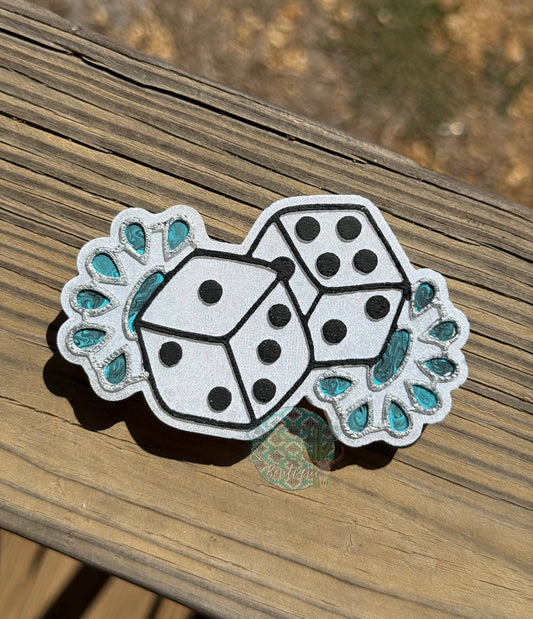 conch dice - whatever rhinestones your buckle