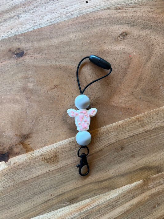Pink Cow freshie hanger