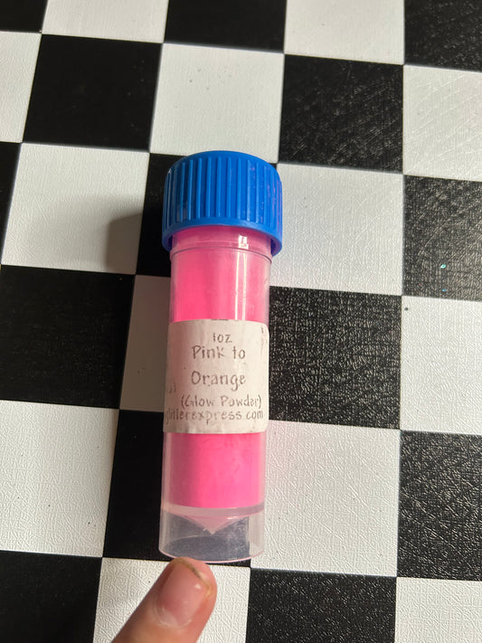 pink to orange glow powder - gge